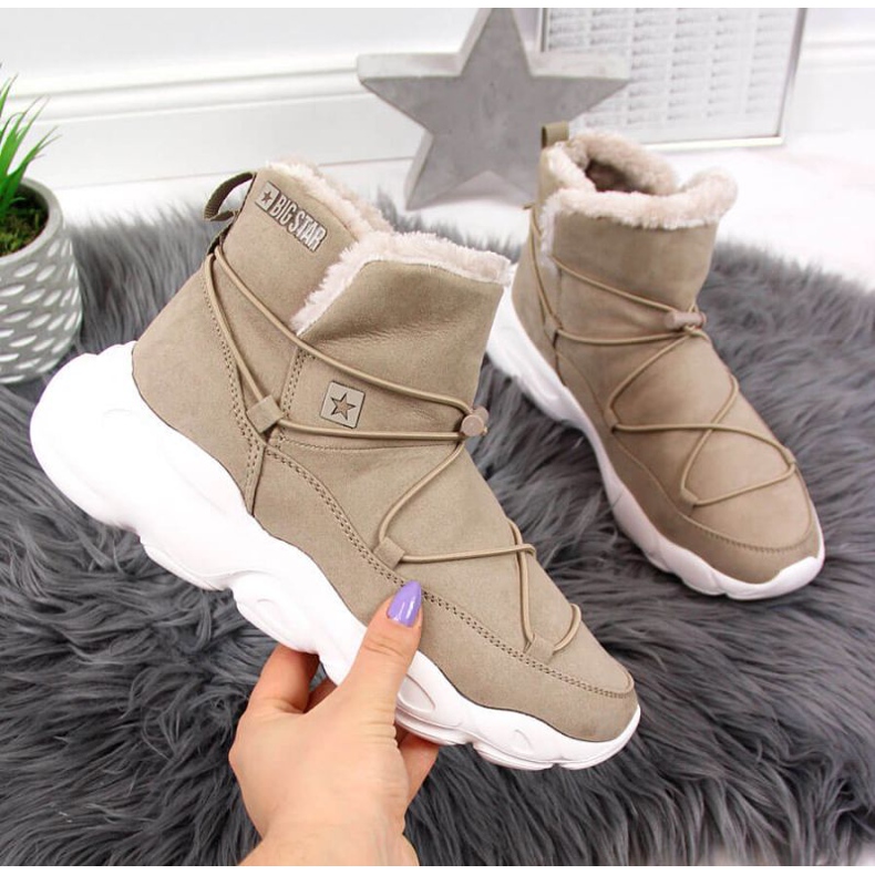 Sněhule Big Star W II274263 béžová béžový 1 Sněhule Big Star W II274263 béžová béžový 1