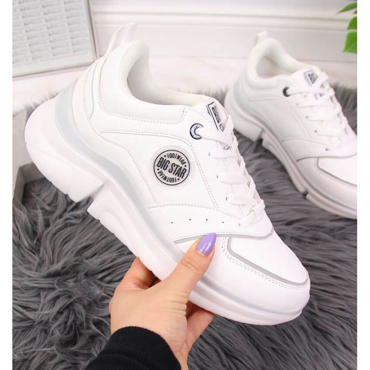 Sportovní obuv na platformě Big Star W II274314 bílá bílý 1