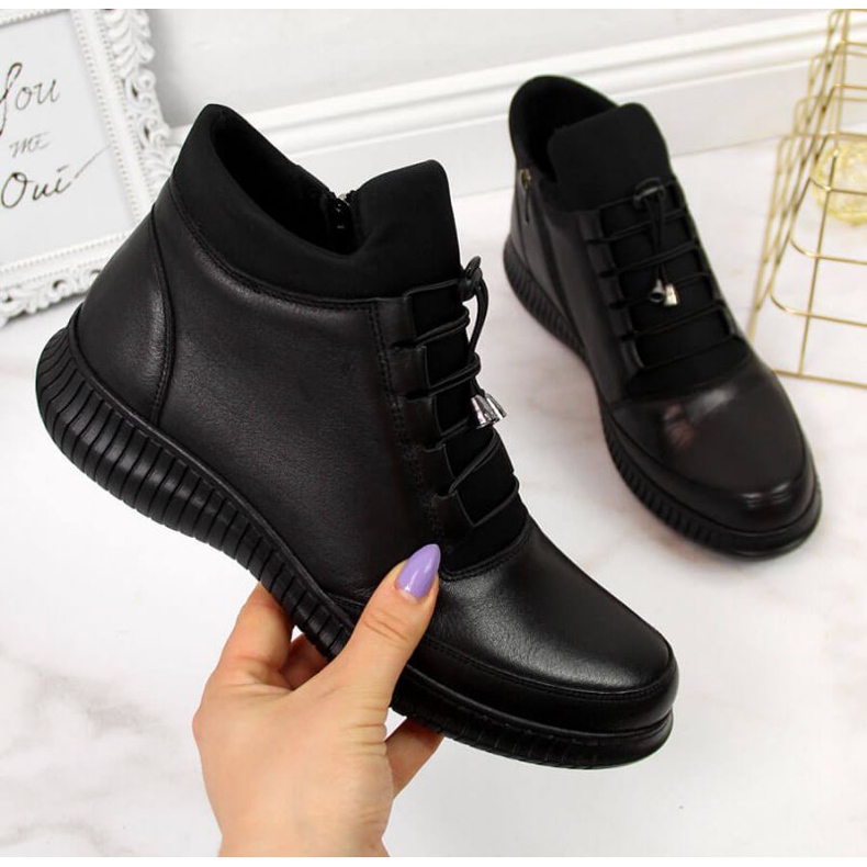 Černé zateplené boty T.Sokolski W SCA129A černá 1