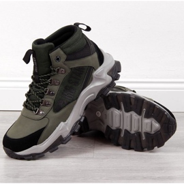 Khaki boty Big Star M INT1625A zelený 1