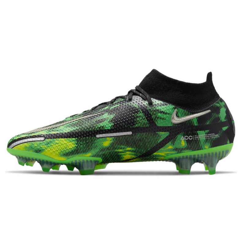 Kopačky Nike Phantom GT2 Elite Df Sw Fg M DM0731-003 vícebarevný zelená 1