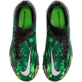 Kopačky Nike Phantom GT2 Academy Df Tf Sw Jr DM0741 003 zelená, vícebarevná zelený 1