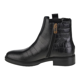 Oblečené ploché boty Tommy Hilfiger Croco Look W FW0FW05348-BDS černý 1