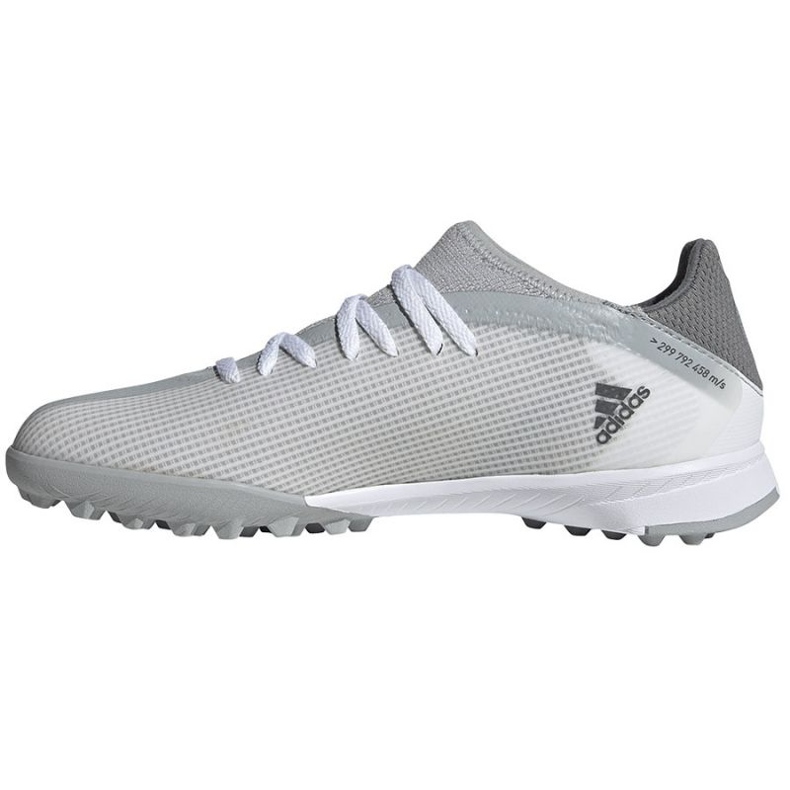 Kopačky Adidas X Speedflow.3 Tf Jr FY3322 šedá odstíny šedé 1