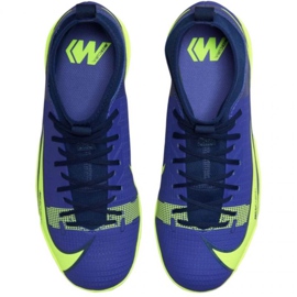 Kopačky Nike Mercurial Superfly 8 Academy Tf Jr CV0789 474 vícebarevný modrý 1