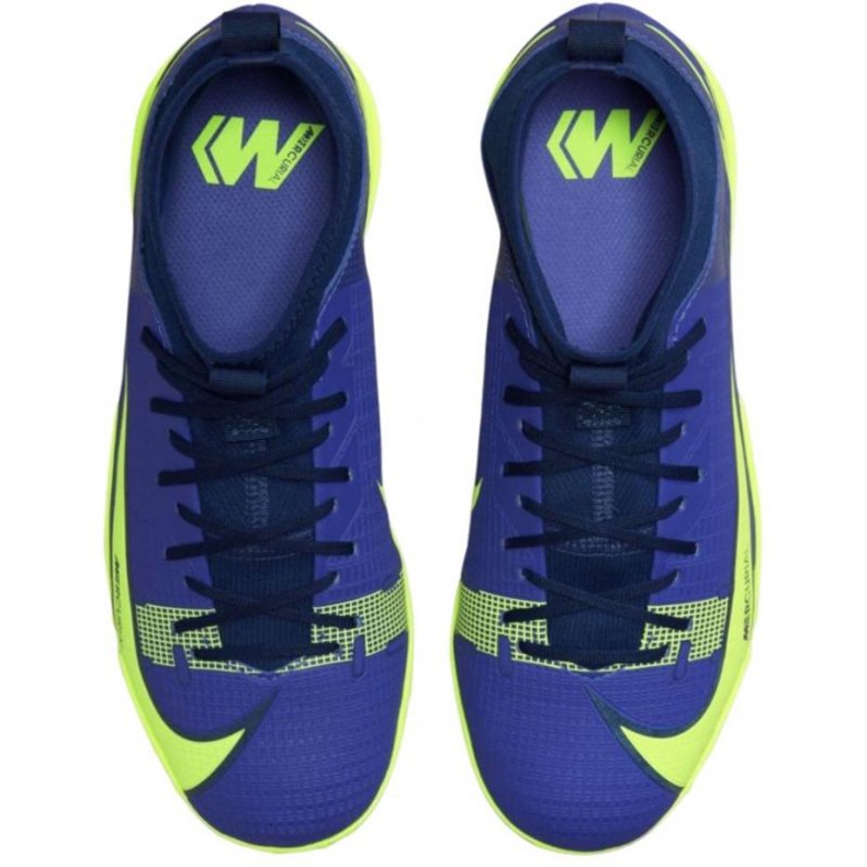 Kopačky Nike Mercurial Superfly 8 Academy Tf Jr CV0789 474 vícebarevný modrý 1
