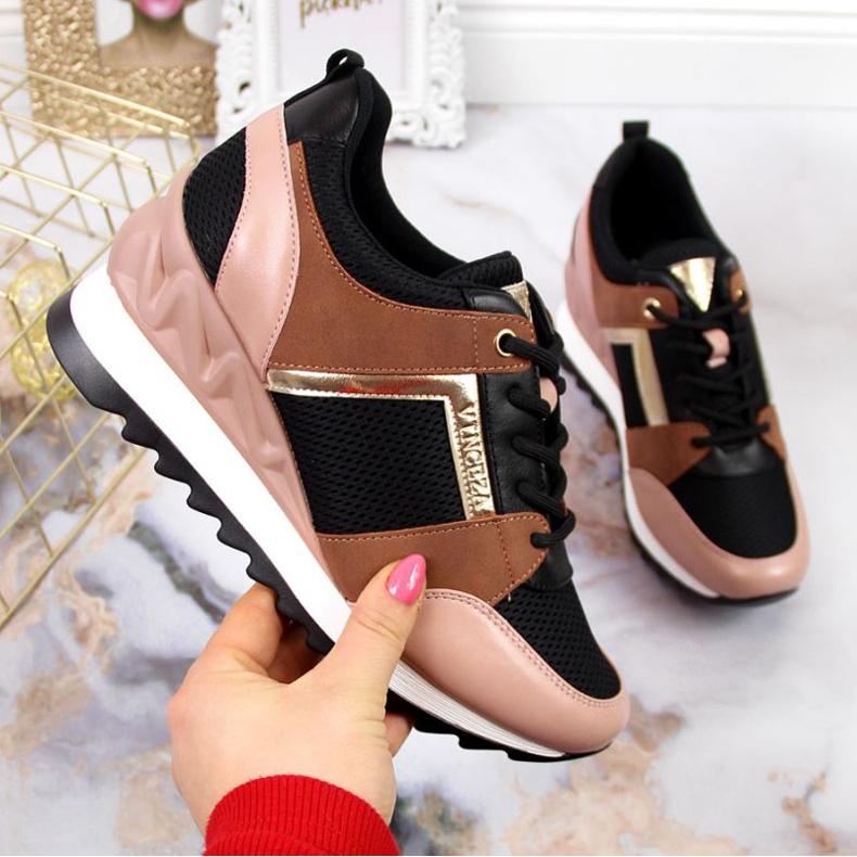 Wedge Snakers W Vinceza JAN61 černá vícebarevný 1