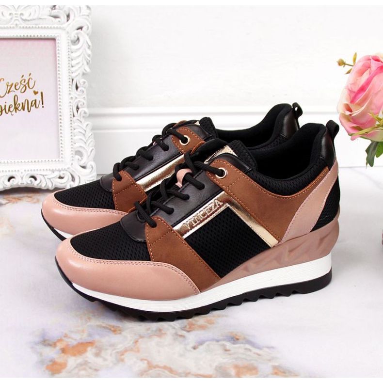 Wedge Snakers W Vinceza JAN61 černá vícebarevný 2