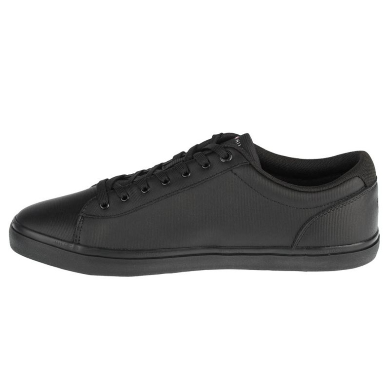 Boty Tommy Hilfiger Essential Leather Vulc Stripes FM0FM03722-BDS černý 1