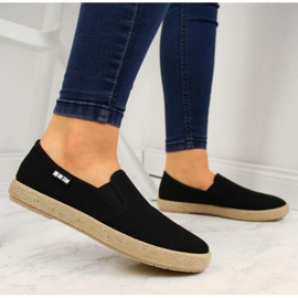 Espadrilky Big Star W DD274017 černé černá 2