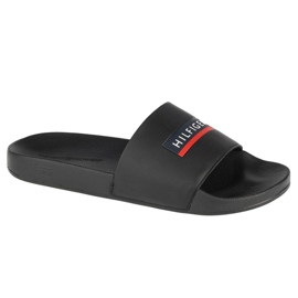 Tommy Hilfiger sezónní embosovaná bazénová skluzavka M FM0FM03792-BDS černý 2