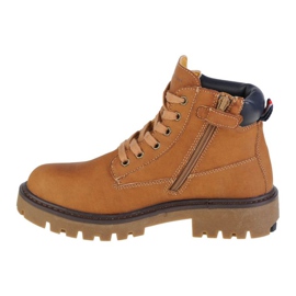 Tommy Hilfiger šněrovací bota W T3B5-32088-0777206 žlutá 1 Tommy Hilfiger šněrovací bota W T3B5-32088-0777206 žlutá 1