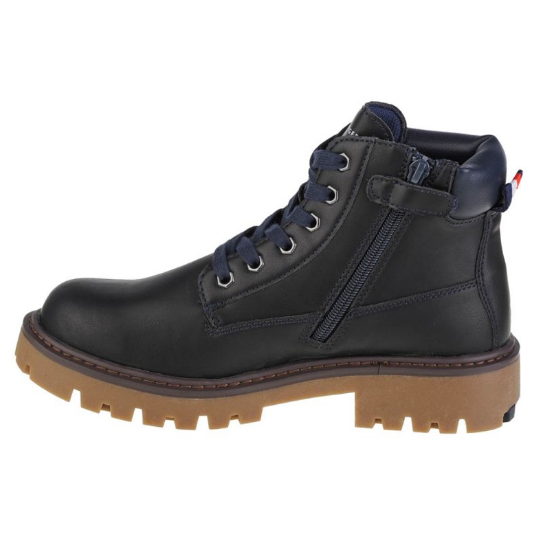 Šněrovací bota Tommy Hilfiger W T3B5-32088-0777800 modrý 1