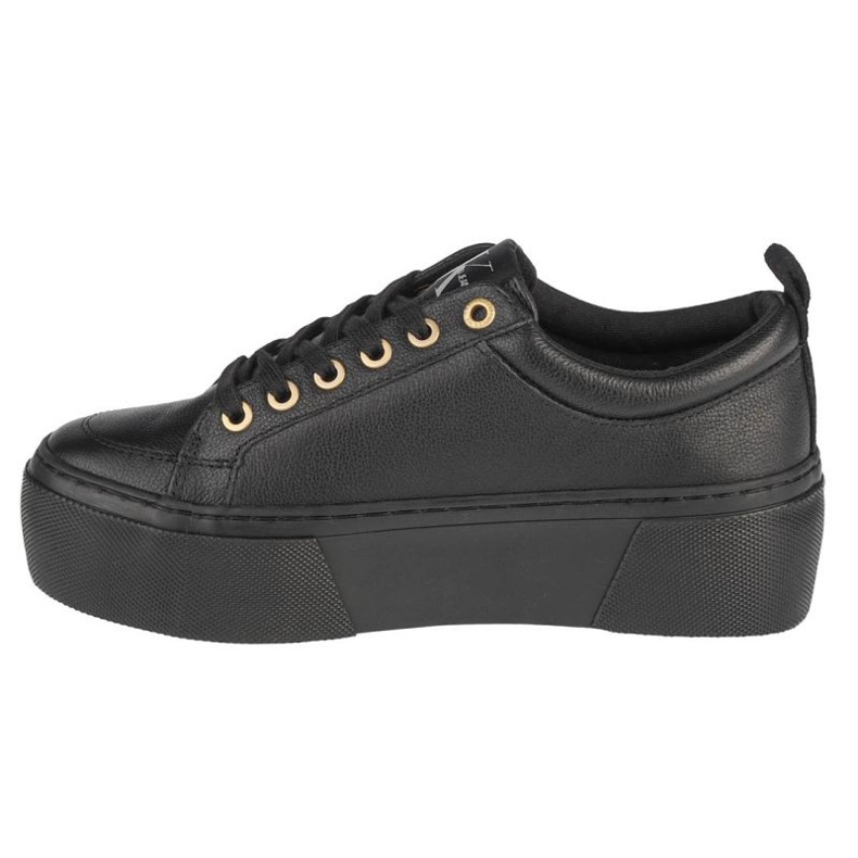 Boty Calvin Klein Vulcanized Flatform Laceup LW YW0YW00366-0GJ černá 1