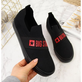Černé tenisky Slip on Big Star W FF274221 černý 1