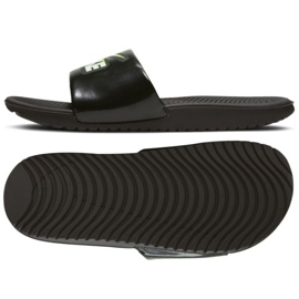 Pantofle Nike Kawa Slide Jr DD3242 001 černá 1