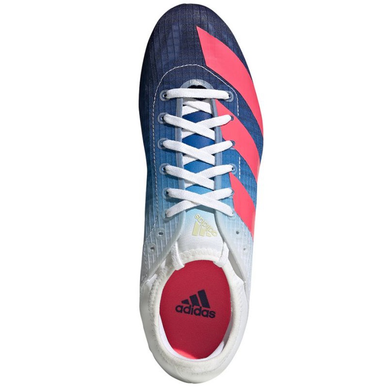Špuntové boty Adidas Sprintstar M GY0940 červený vícebarevný 1