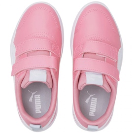 Boty Courtflex v2 V Ps Jr 371543 23 růžový 1