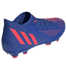 Kopačky Adidas Predator Edge.3 Fg M GW2276 modrá a červená modrý 3