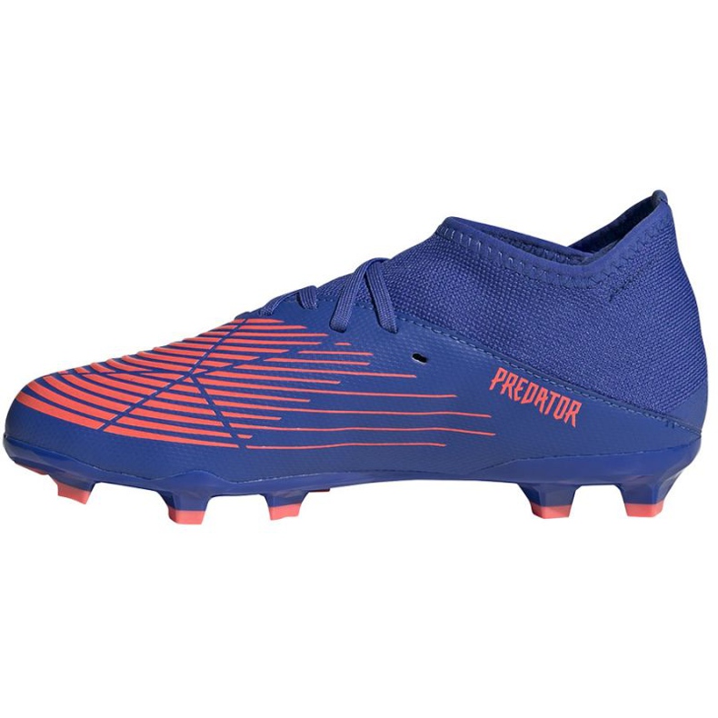 Kopačky Adidas Predator Edge.3 Fg Jr GW2361 modrý modrý 1