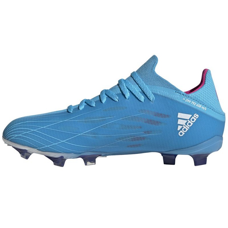 Kopačky Adidas X Speedflow.1 Fg Jr GW7461 modrý modrý 1 Kopačky Adidas X Speedflow.1 Fg Jr GW7461 modrý modrý 1