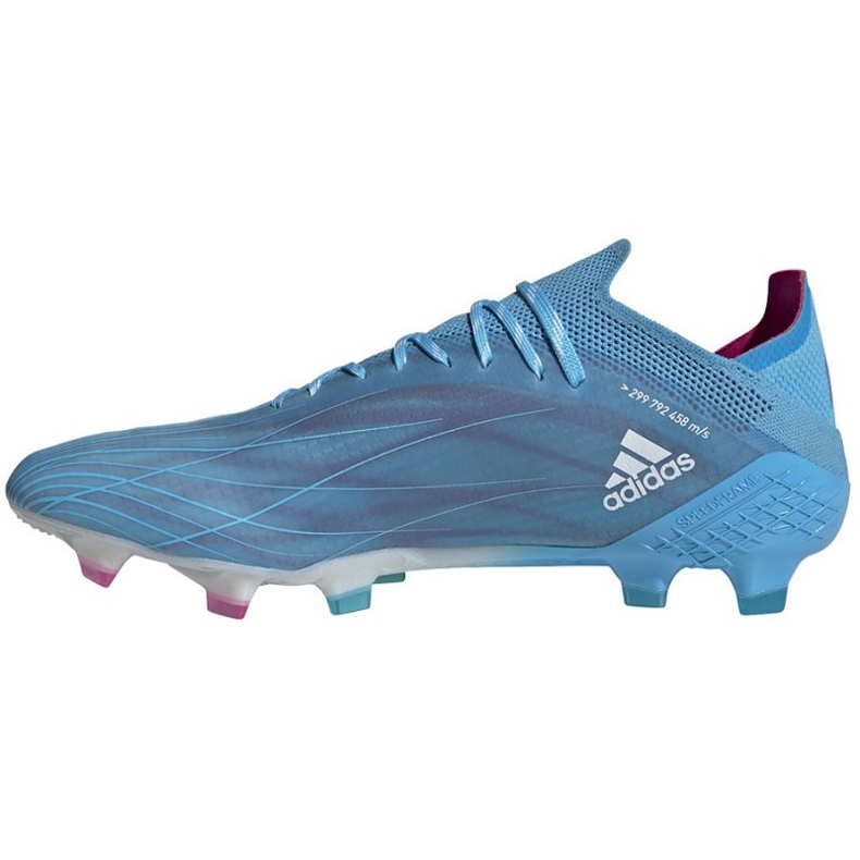 Kopačky Adidas X Speedflow.1 Fg M GW7457 vícebarevný modrý 1 Kopačky Adidas X Speedflow.1 Fg M GW7457 vícebarevný modrý 1