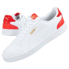 Puma Shuffle M 309668 06 bílý červené 1 Puma Shuffle M 309668 06 bílý červené 1