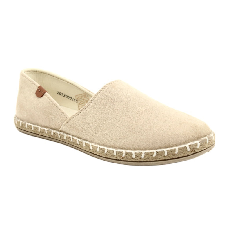 News Béžové dámské espadrilky Novinky 20TX022416 béžový 2