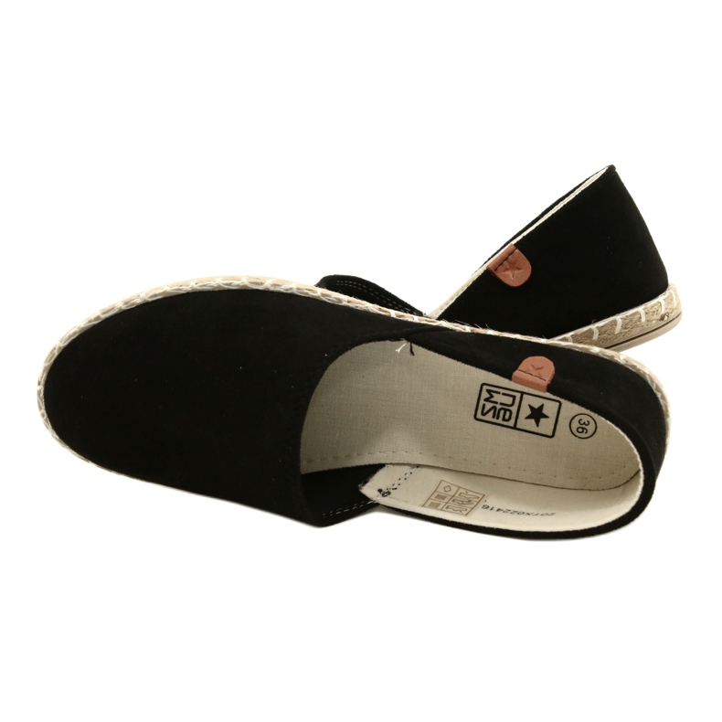 News Černé dámské espadrilky Novinky 20TX022416 černý 9