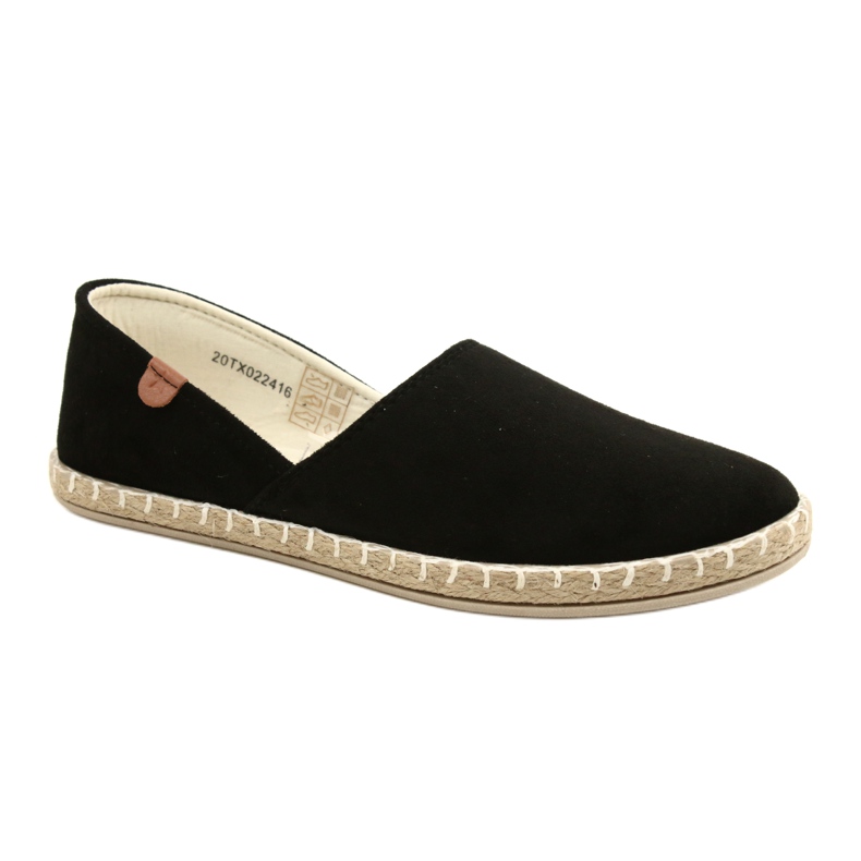 News Černé dámské espadrilky Novinky 20TX022416 černá 5