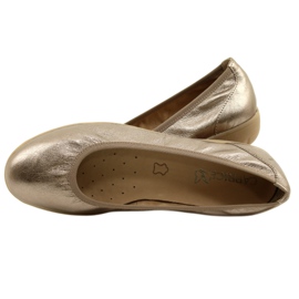 Caprice Ballerina Taupe Metallic 9-22161-28 béžový vícebarevný zlatý 7 Caprice Ballerina Taupe Metallic 9-22161-28 béžový vícebarevný zlatý 7