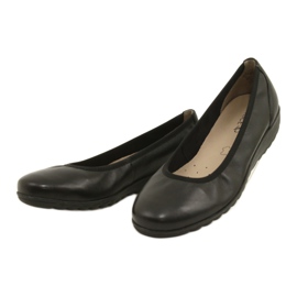 Caprice Black Nappa Ballerina 9-22161-28 černý 5