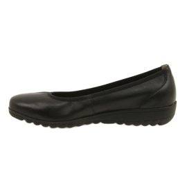 Caprice Black Nappa Ballerina 9-22161-28 černý 4