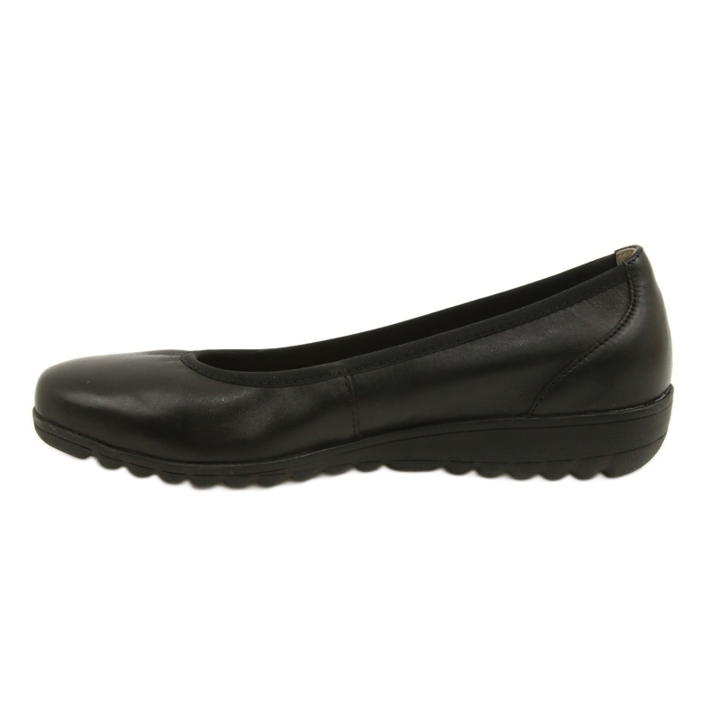 Caprice Black Nappa Ballerina 9-22161-28 černý 4
