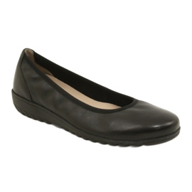 Caprice Black Nappa Ballerina 9-22161-28 černý 3