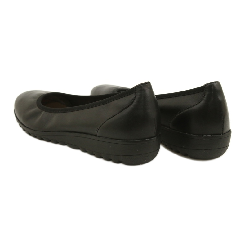 Caprice Black Nappa Ballerina 9-22161-28 černý 6