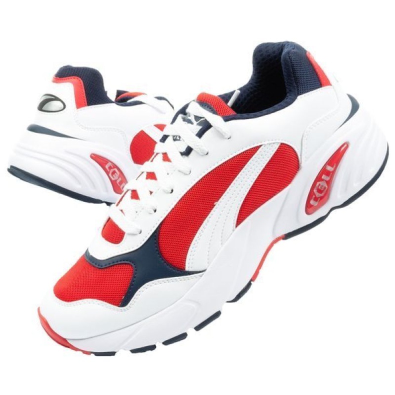 Puma Cell Viper Running M 369505 03 bílý červený 1