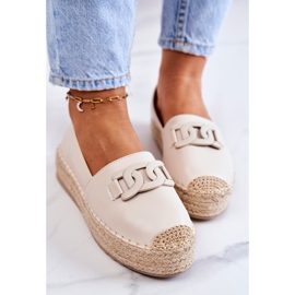 FB2 Klasické espadrilky na béžové platformě Julianne béžový 1 FB2 Klasické espadrilky na béžové platformě Julianne béžový 1