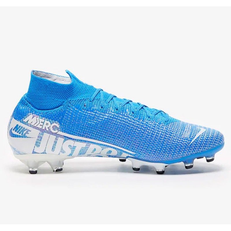 Modré bílé boty Nike Mercurial Superfly 7 Elite Ag Pro M AT7892 414 vícebarevný modrý 1