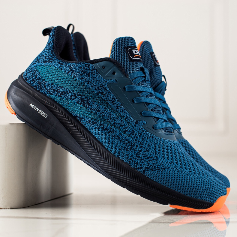 Lehká sportovní obuv DK námořnická modrá modrý zelená 1