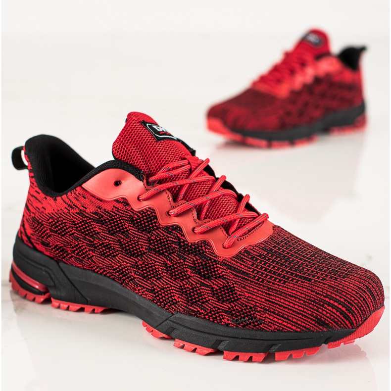 Pánské boty DK černý červený 1