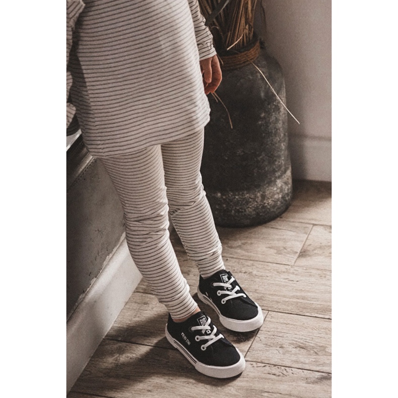 Black Big Star JJ374169 Nazouvací tenisky černá 2