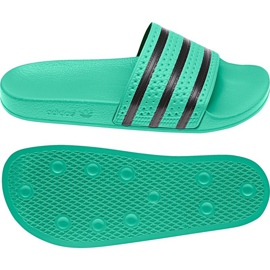 Adidas Originals Adilette Slides U CQ3100 černý zelený 1