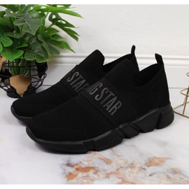 Slip on sportovní boty Big Star W JJ274296 černá černý 2