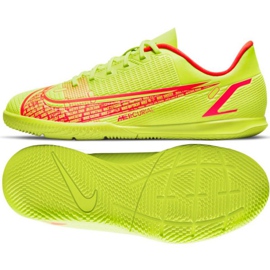 Kopačky Nike Mercurial Vapor 14 Club Ic Jr CV0826 760 žluť zelený 1