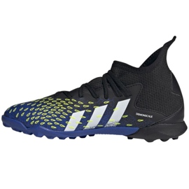 Kopačky Adidas Predator Freak.3 Tf Jr FY0624 bílá, tmavě modrá, černá černá 1