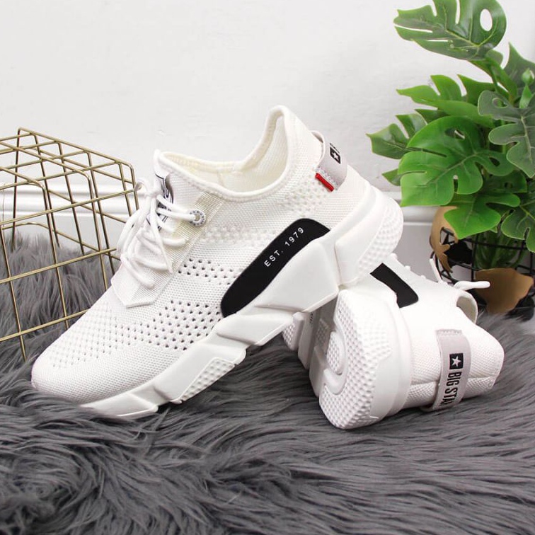 Textilní sportovní obuv Big Star W JJ274271 bílá bílý 2