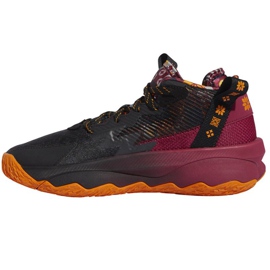 Basketbalová obuv Adidas Dame 8 Jr GW3862 vícebarevný černý 1
