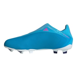Kopačky Adidas X Speedflow.3 Ll Fg Jr GW7497 modrý modrý 1