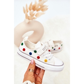 Dětské tenisky na suchý zip Big Star JJ374053 White bílý 1